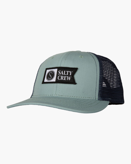 Ron Jon Salty Crew Navy Shark Bite Kids Trucker Cap