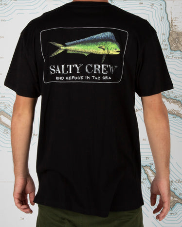 Salty Crew Big Blue Standard Long Sleeve T-Shirt - Black