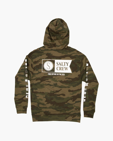 salty crew striped bass hoodie