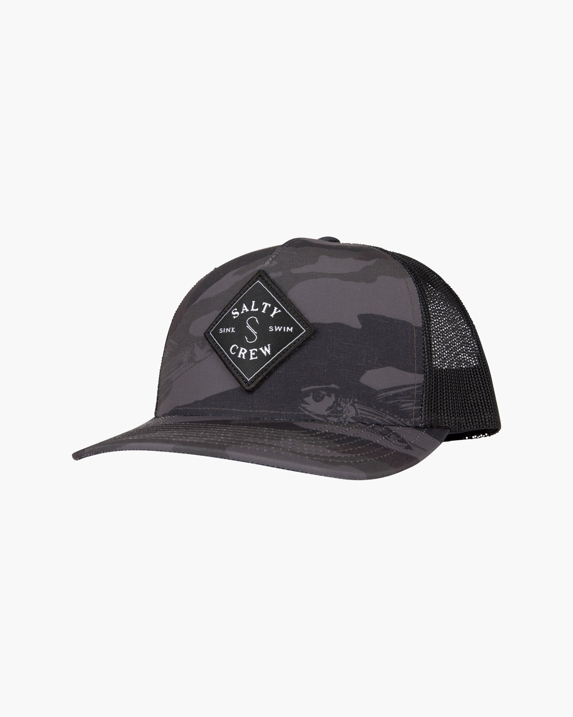 Salty Crew - Pacific Black Retro Trucker