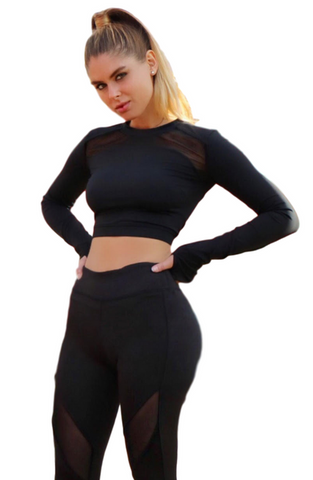 athletic crop top