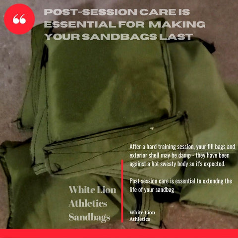Care Instructions for your sandbag