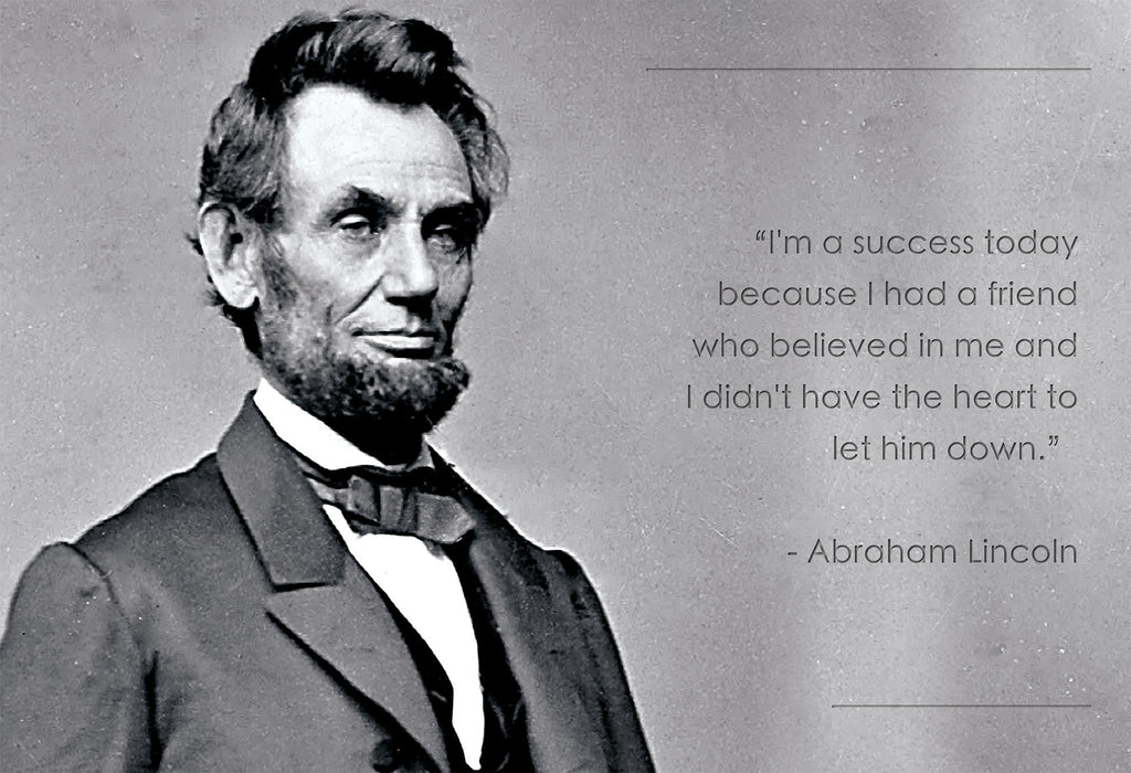 Abraham Lincoln Poster | Framed Photo | Famous Quotes "I am successful