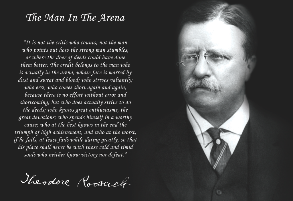 man in the arena