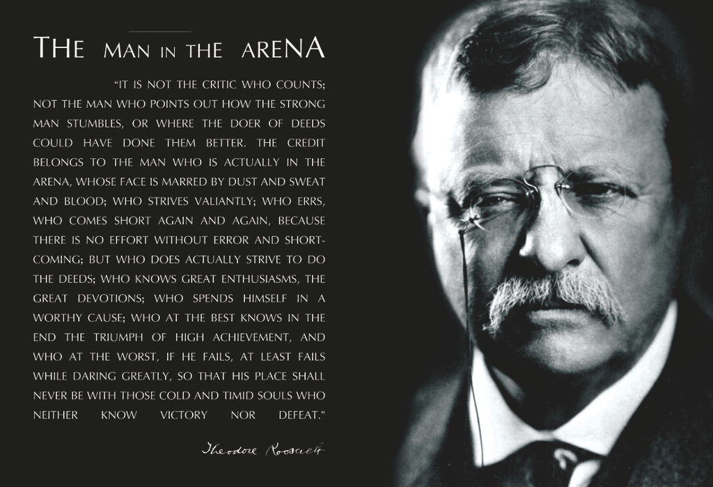 the man in the arena