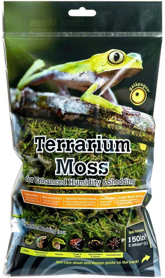 Long Fiber Sphagnum Moss Substrate For Reptiles, Amphibians & Isopods