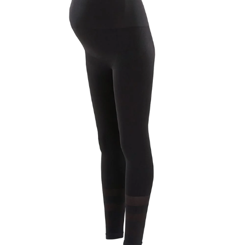 Cache Coeur Maternity Sports Leggings Woma - Black - Recycled Fibres! woman