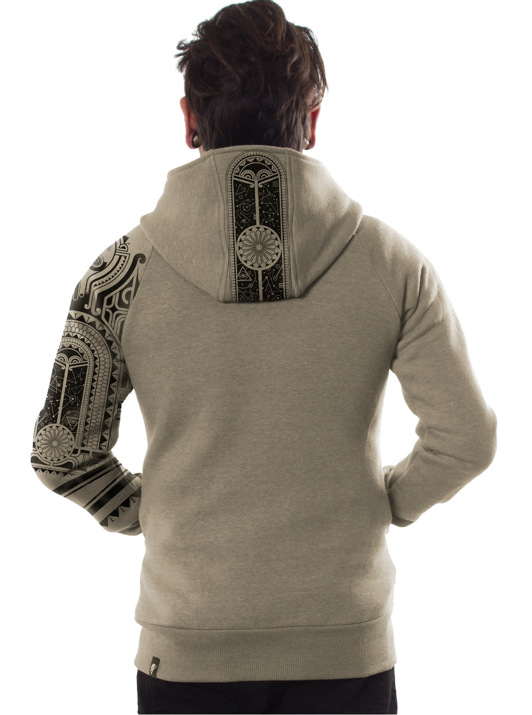 tribal print hoodie mens