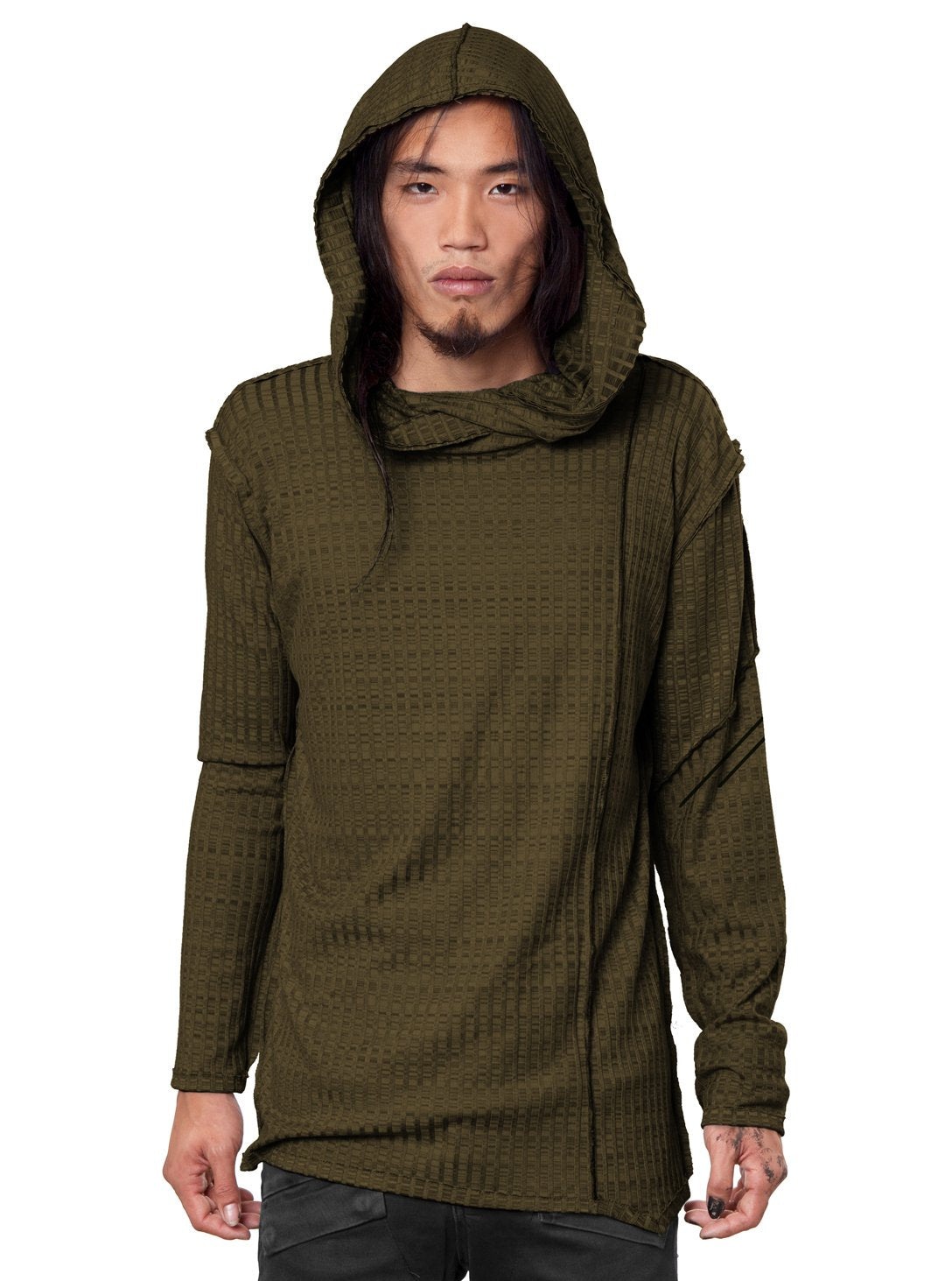 lightweight hooded sweater