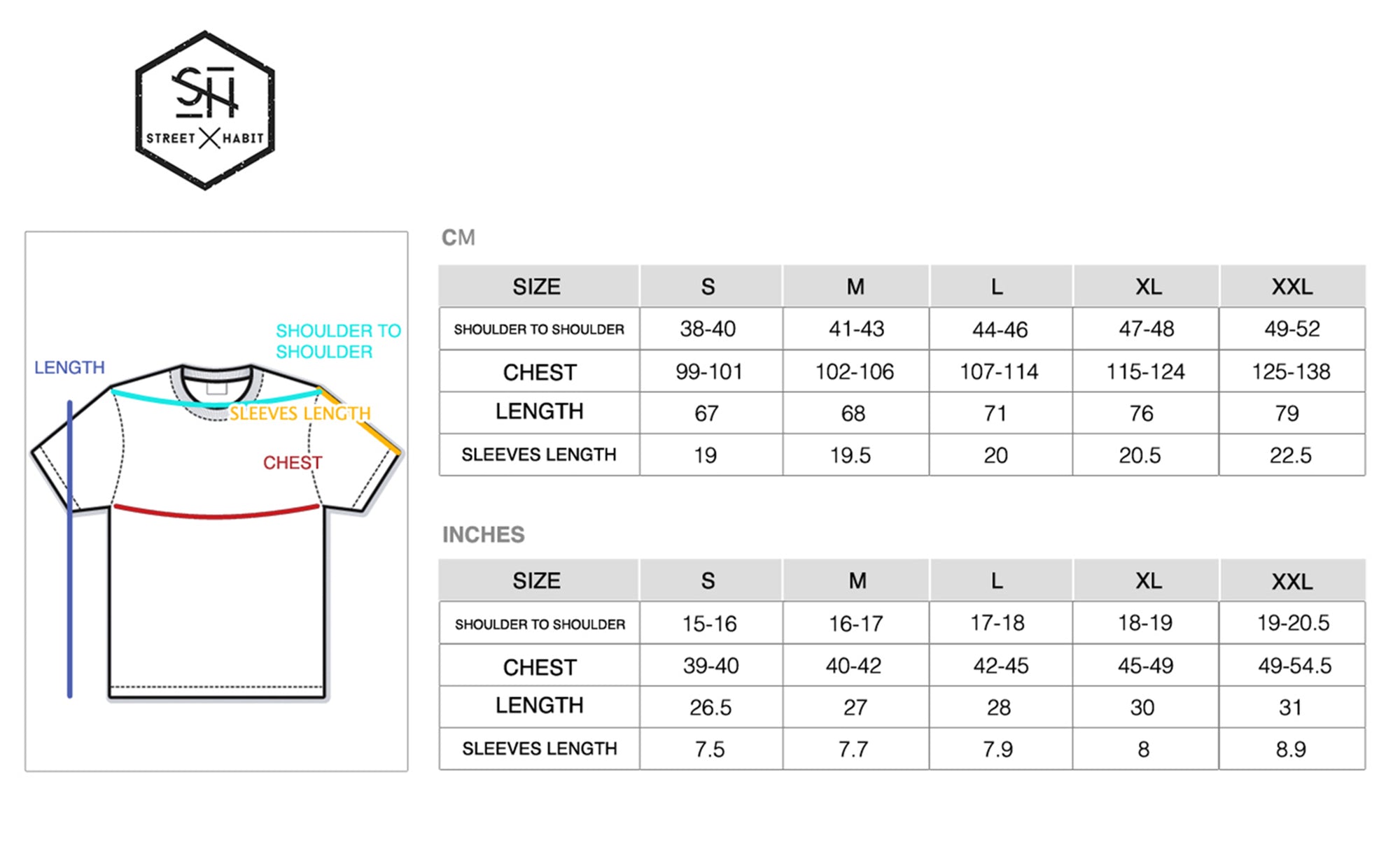 Jellyfish Size Chart