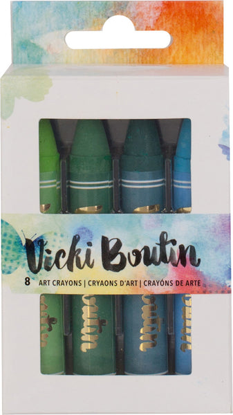 Vicki Boutin Mixed Media Oil Pastel Art Crayons 8/Pkg Set 2