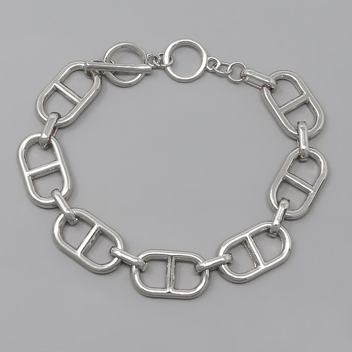 Mariner Link Toggle Bracelet – US Jewelry House