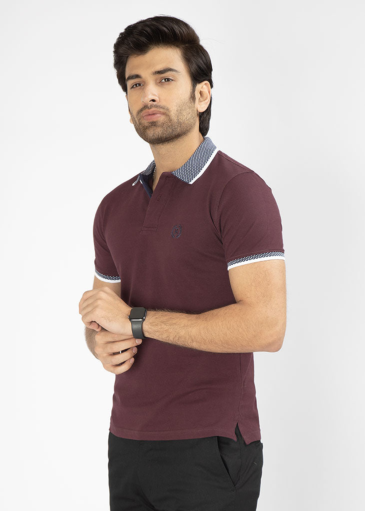 mens short sleeve sweater polo