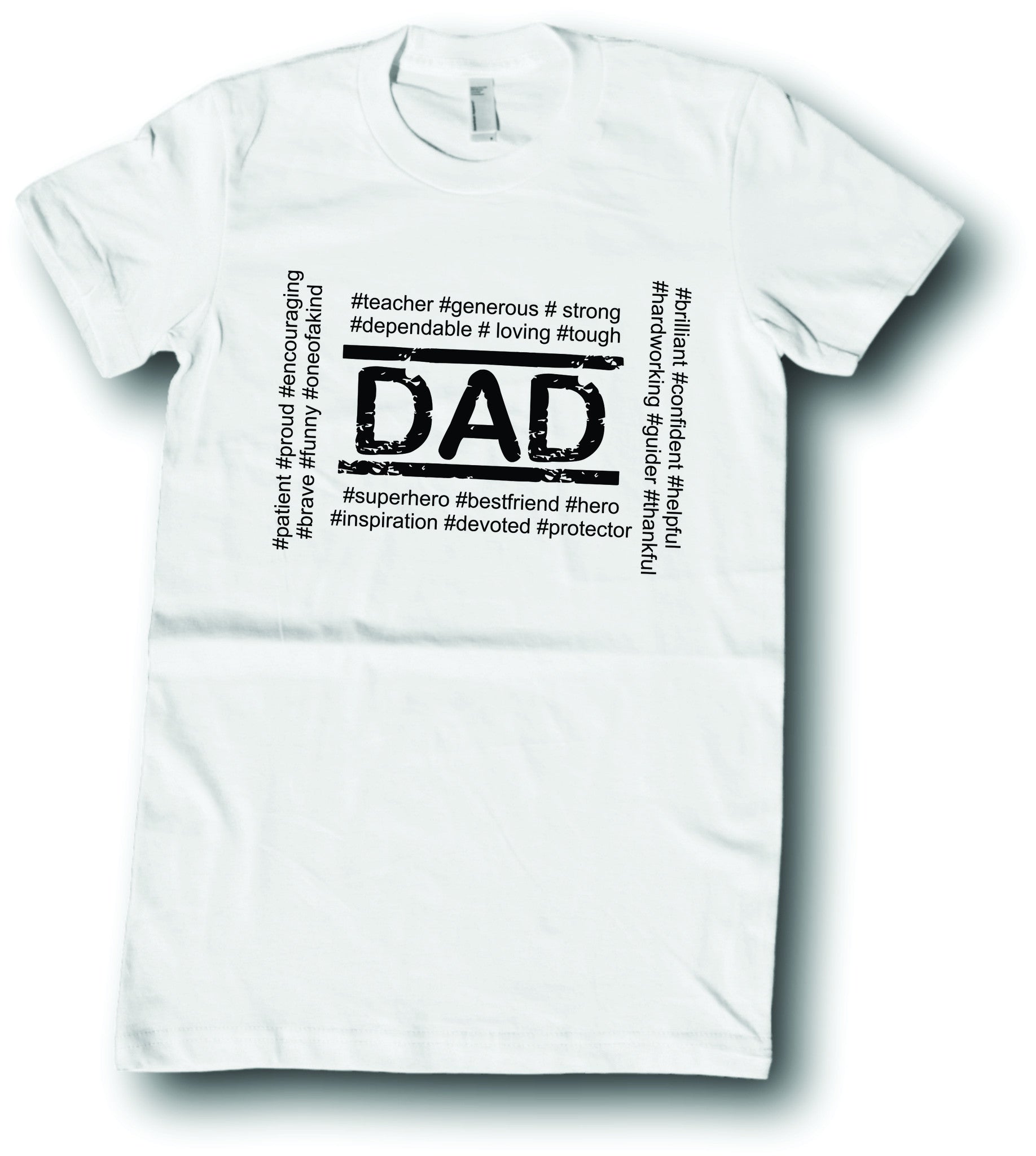 Mens American Apparel Dad Hashtags Cute Funny Tee Shirt Clothes