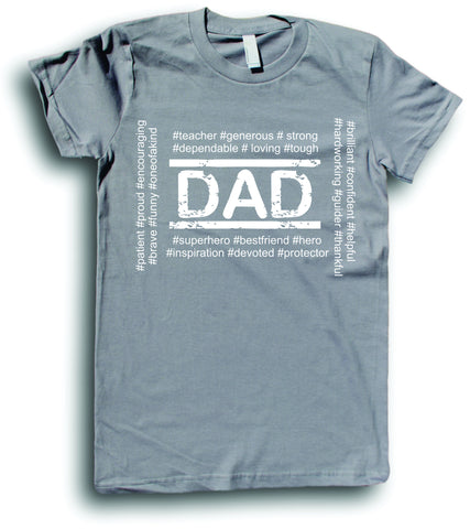 Mens American Apparel Dad Hashtags Cute Funny Tee Shirt Clothes Clothi