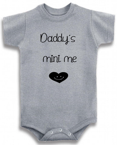 daddy's mini me onesie