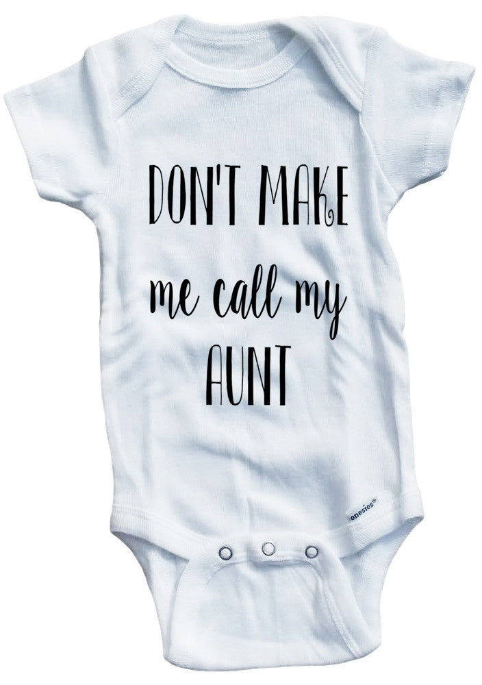 funny aunt baby clothes