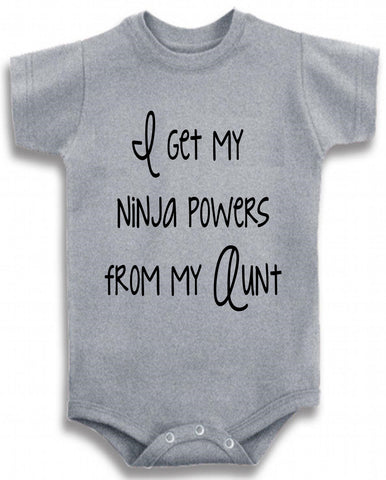 funny aunt baby clothes