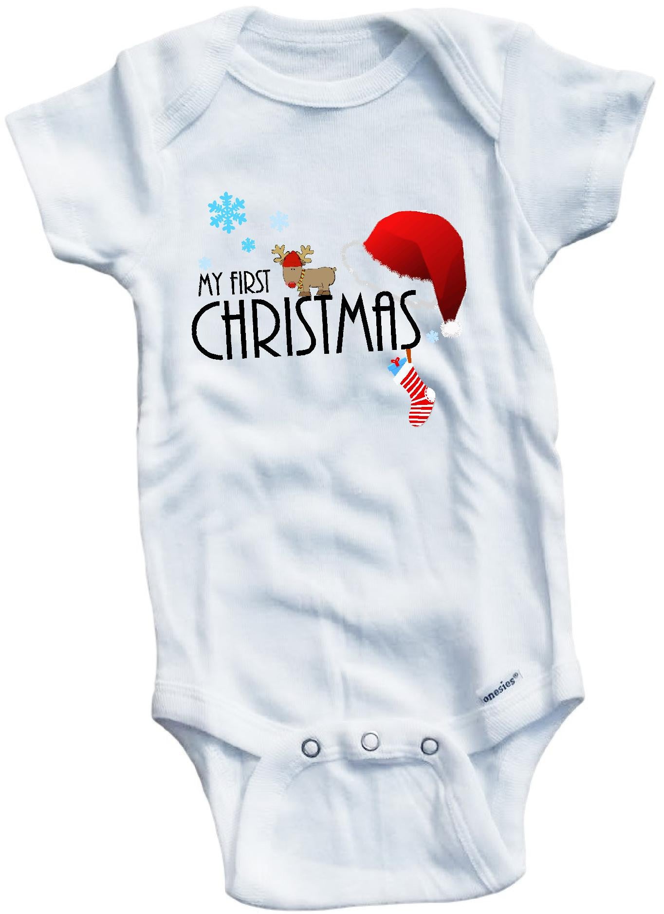 my first christmas bodysuit