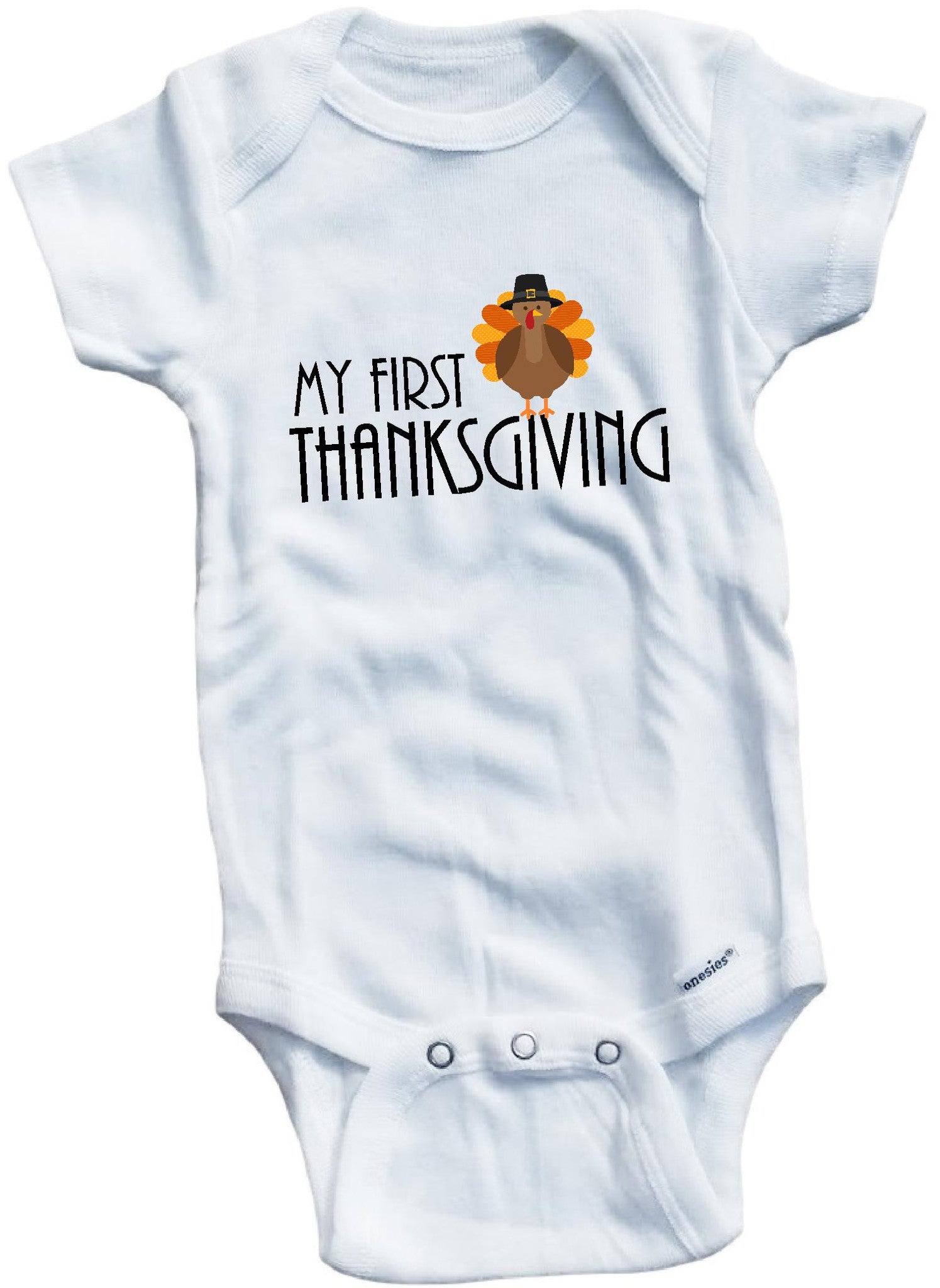 my 1st thanksgiving onesie