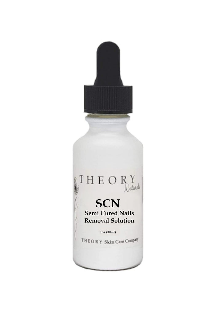 SCN Semi Cured Nails Removal Solution – THEORY Skin Care