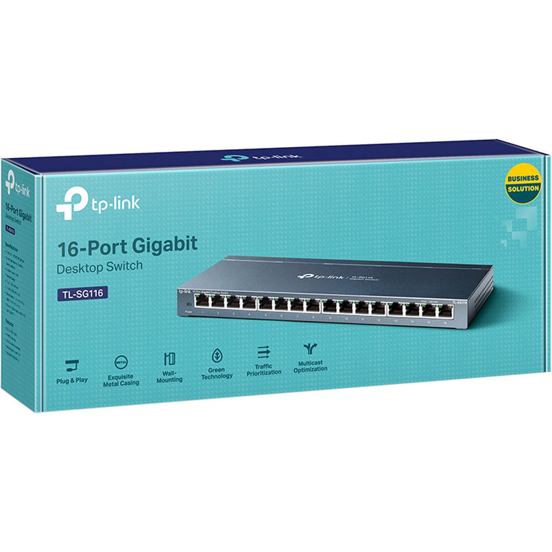 Switch de bureau TP-Link TL-SG116 Gigabit 16 ports prix Maroc