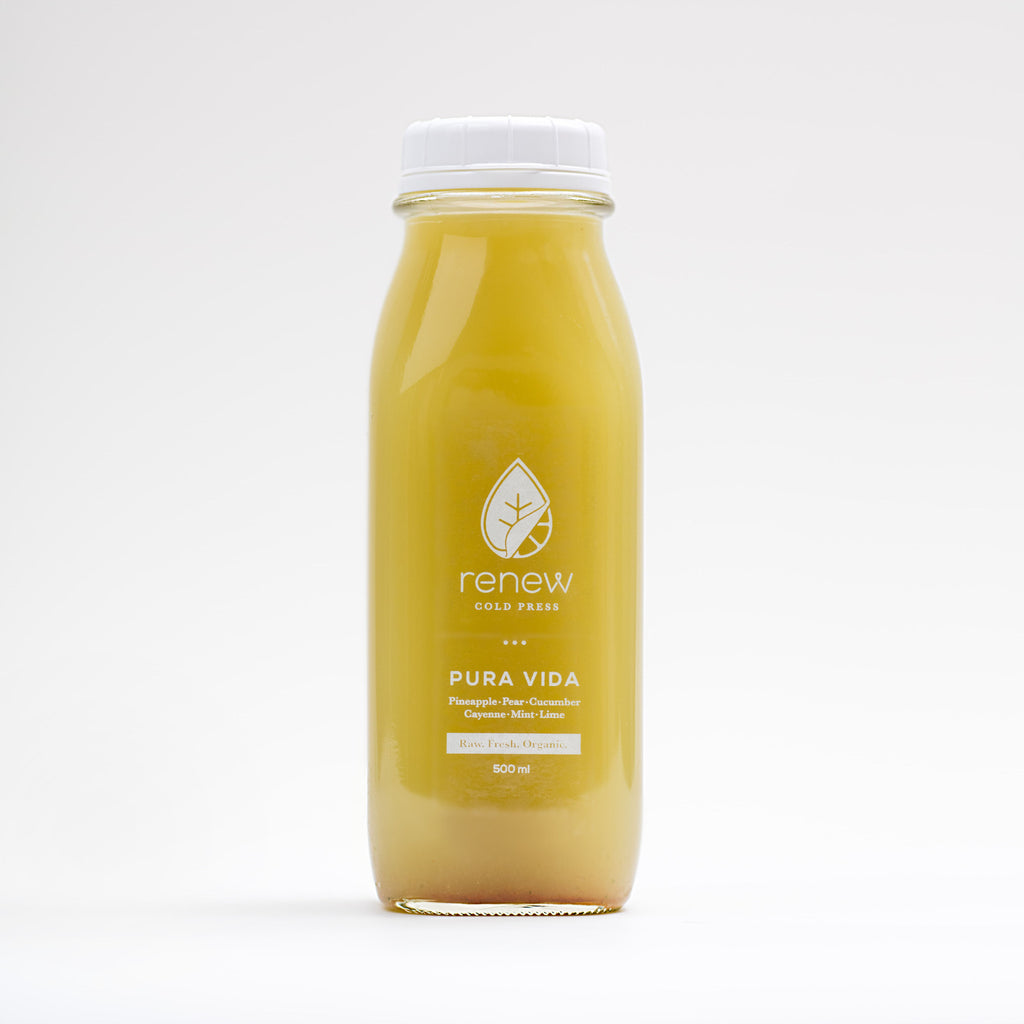 Pura Vida Pineapple Juice Renew Cold Press Renew Cold Press