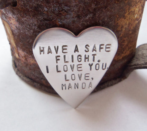 Have a Safe Flight, I Love You - Personalized Keepsake for ...