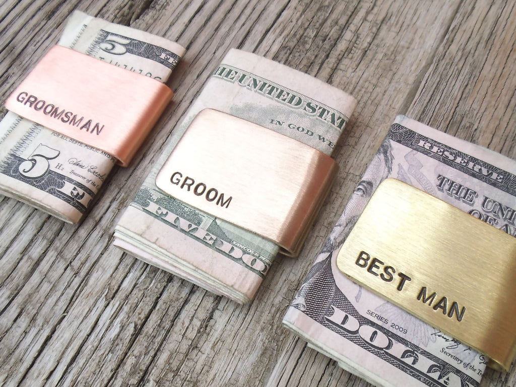 Customized Wedding Favors For Men Personalized Money Clip C