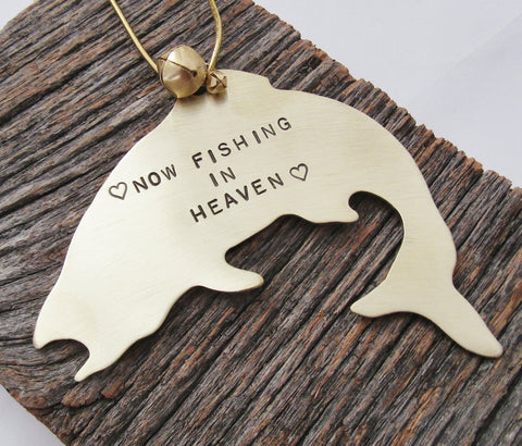 Download Now Fishing in Heaven - Personalized Memorial Ornament - C ...