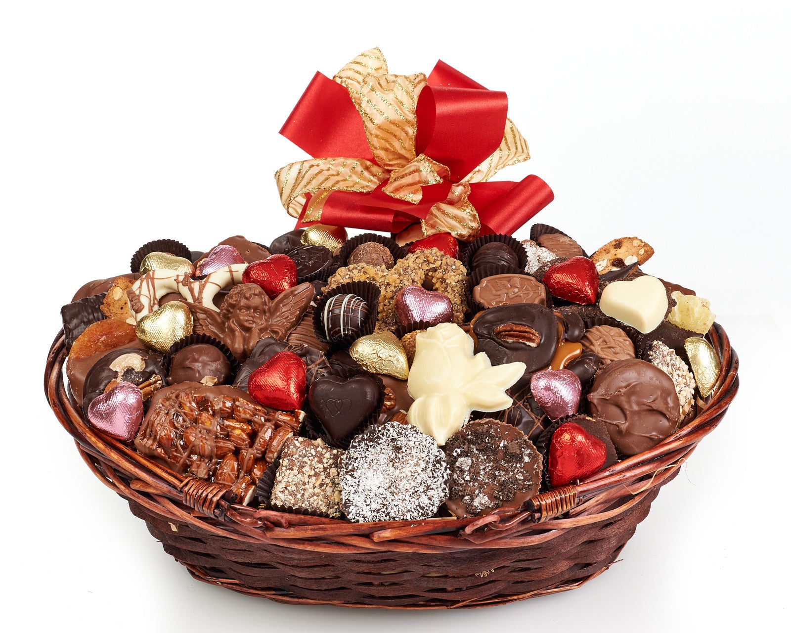 Now and Always Deluxe Valentine's Day Chocolate Gift Basket