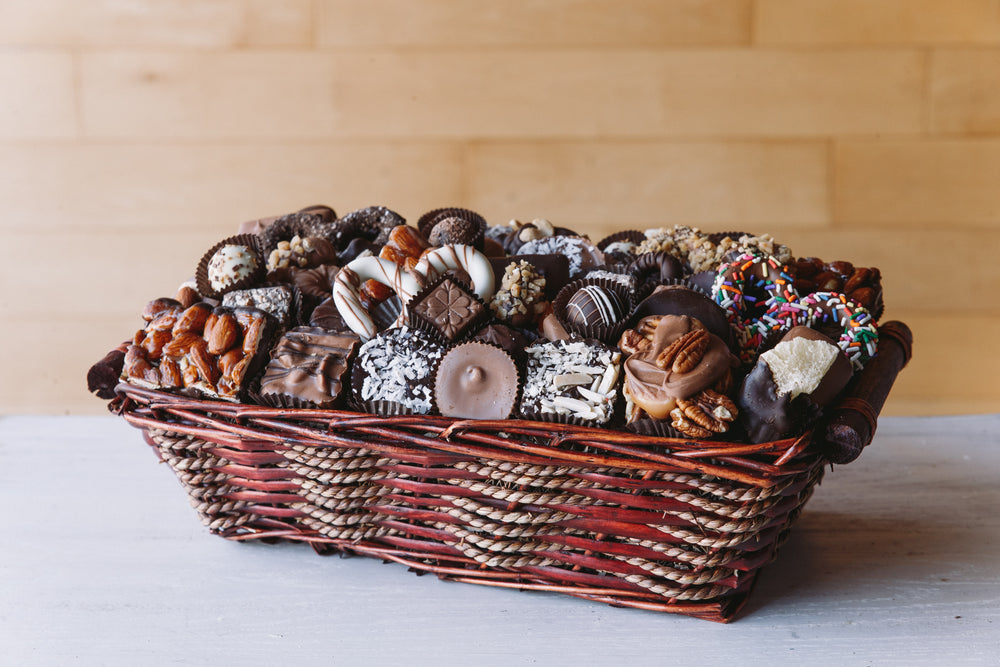 gourmet chocolate baskets