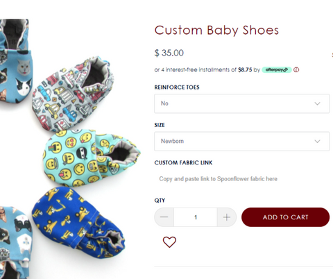 Custom Cabooties Baby Shoes