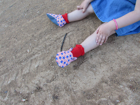 Stars and stripes red white and blue toddler shoes for Memorial Day and Independence Day