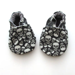 Skulls and Scribbles Cabooties Baby Shoes