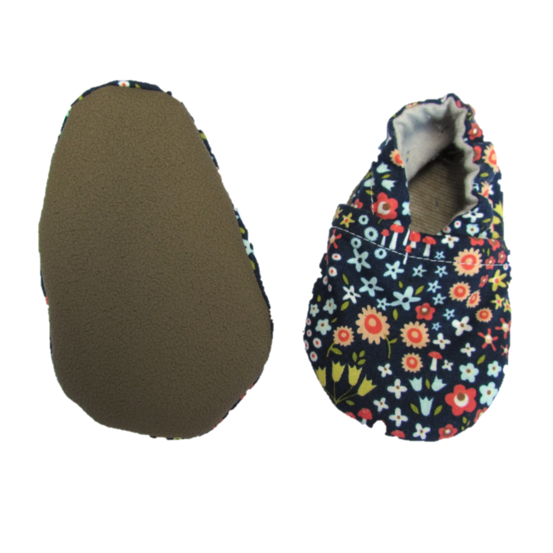 floral baby shoes