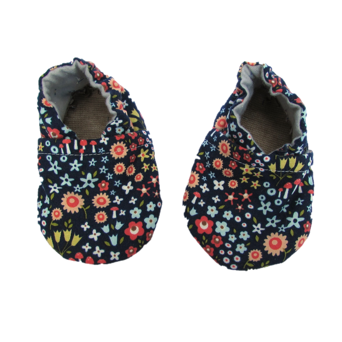 floral baby shoes