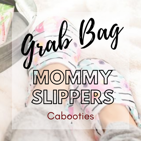 Mystery grab bag soft sole mommy slipper house shoes