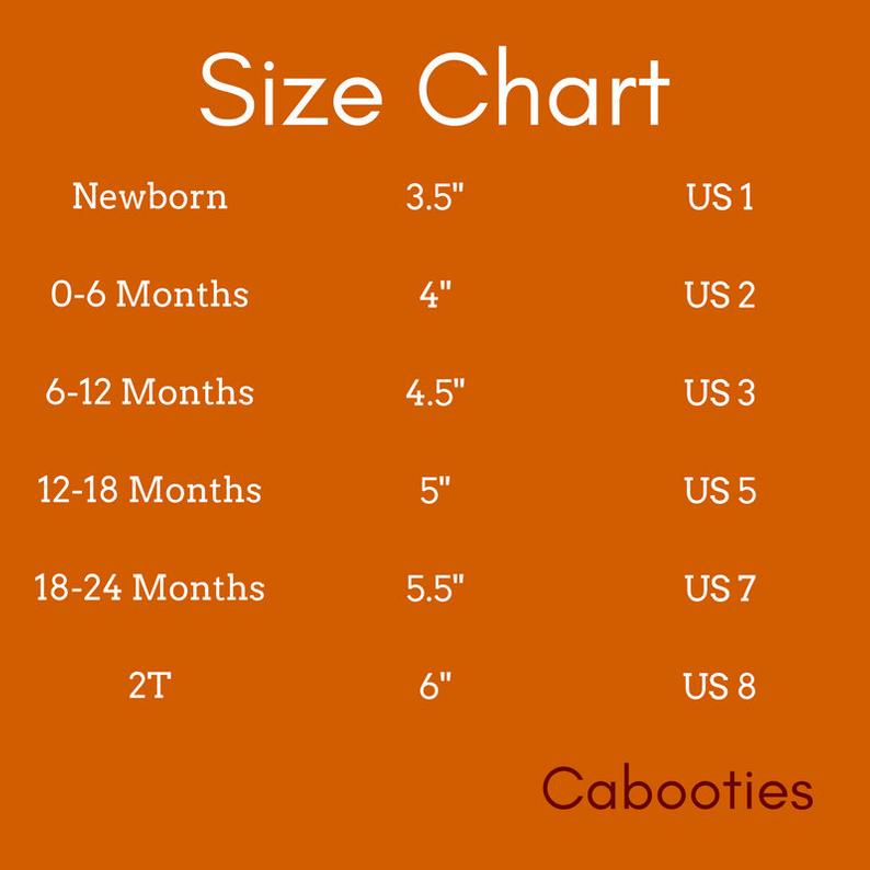 newborn shoe size us