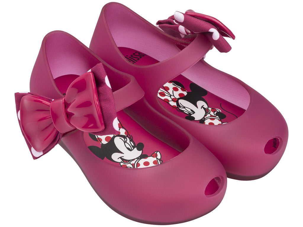 mini melissa pink bow