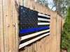 Tattered Law Enforcement American Flag