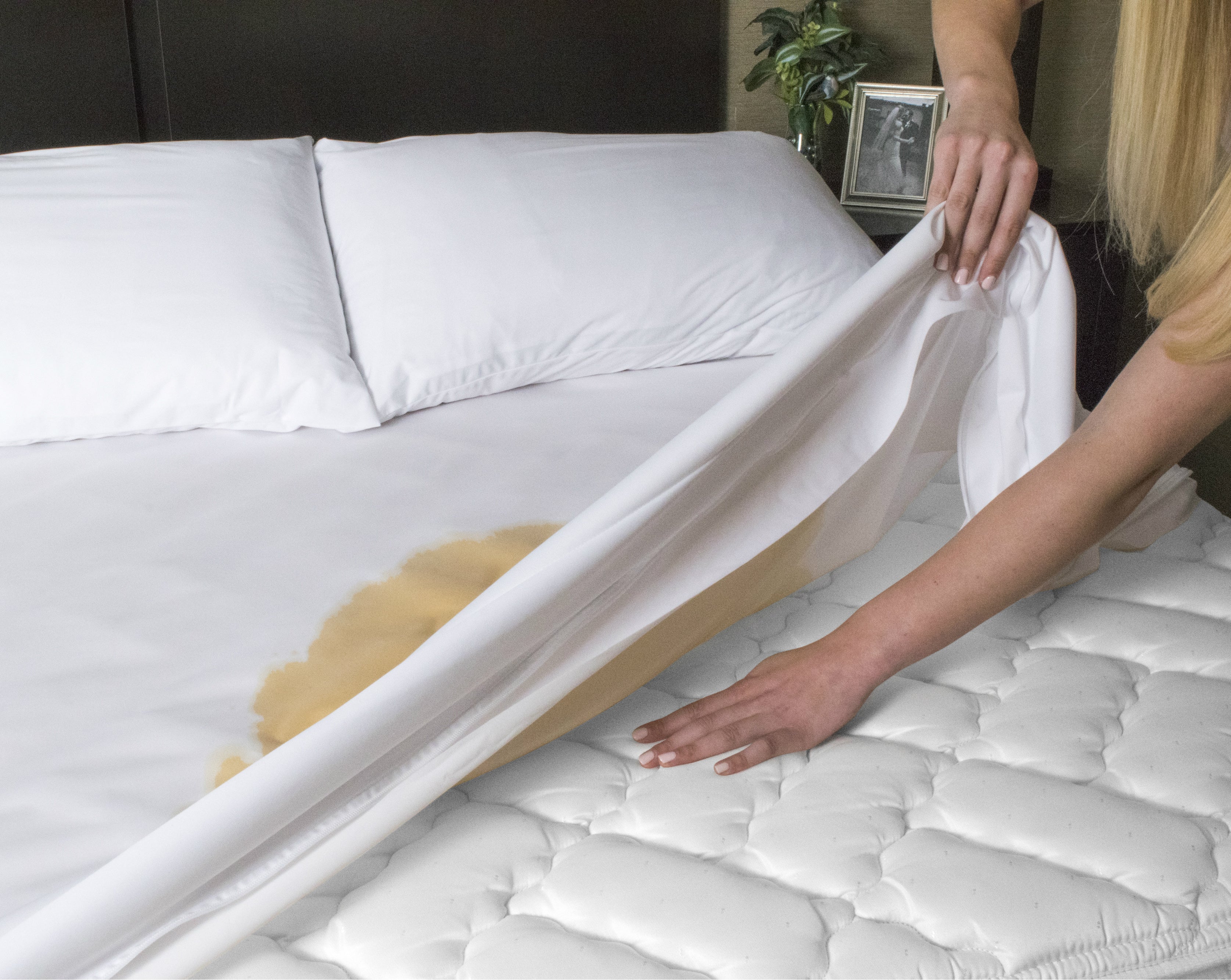 waterproof fitted vinyl mattress protector