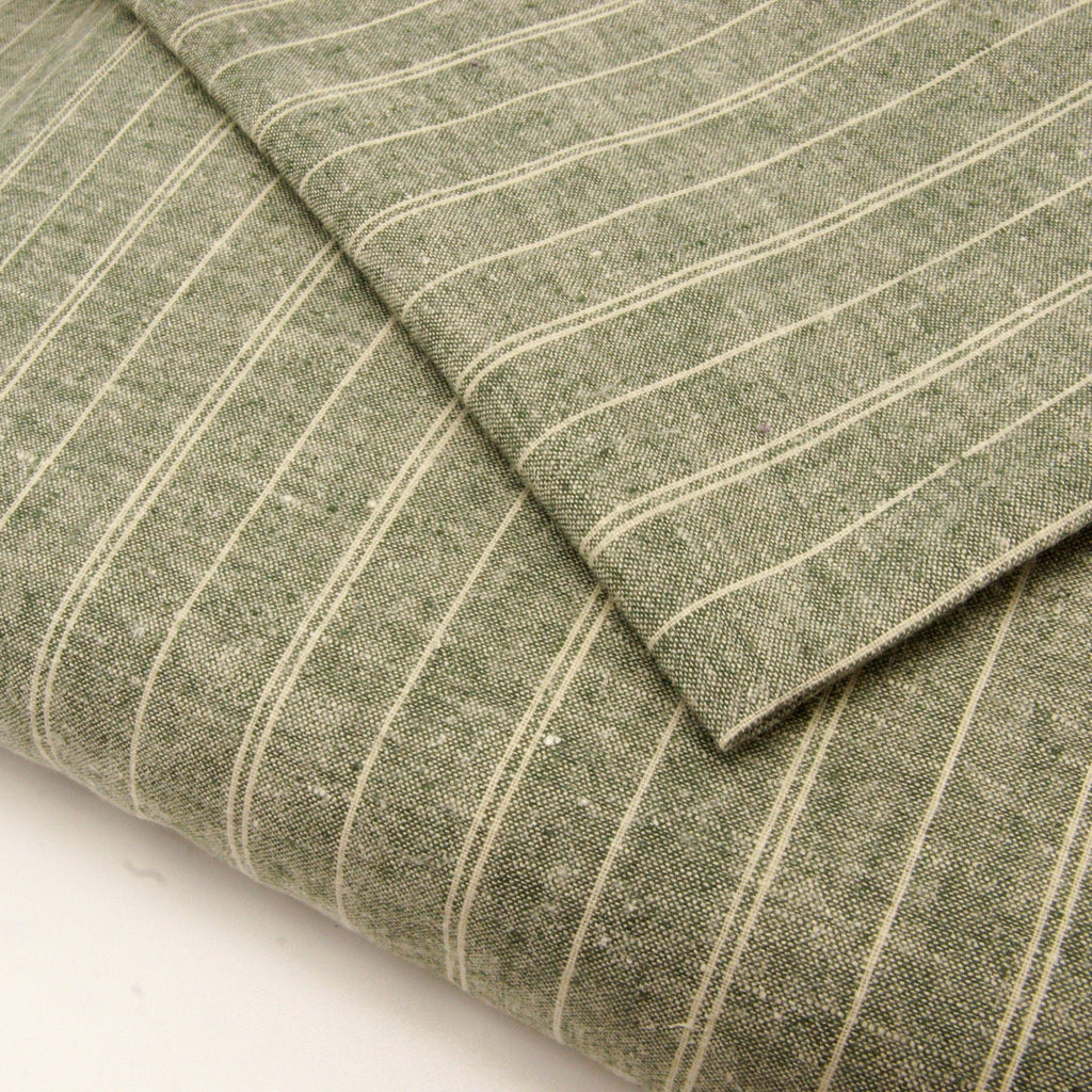 Hemp Fabric | Striped Hemp Organic Cotton Fabric - Forest ...