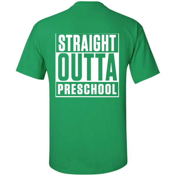 Straight Outta Preschool  Back Edition  T-Shirt - TeachersLoungeShop - 3