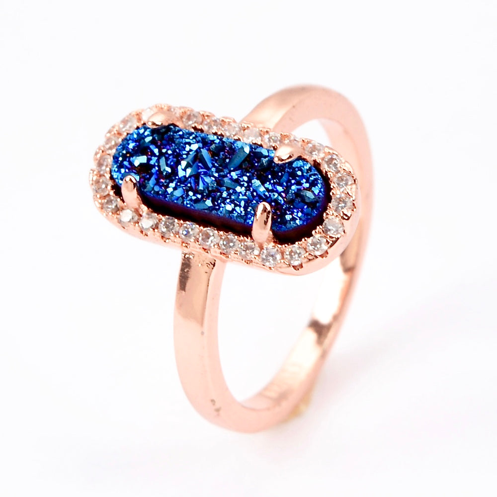 Queen Druzy Ring Rose Gold – By MAQ