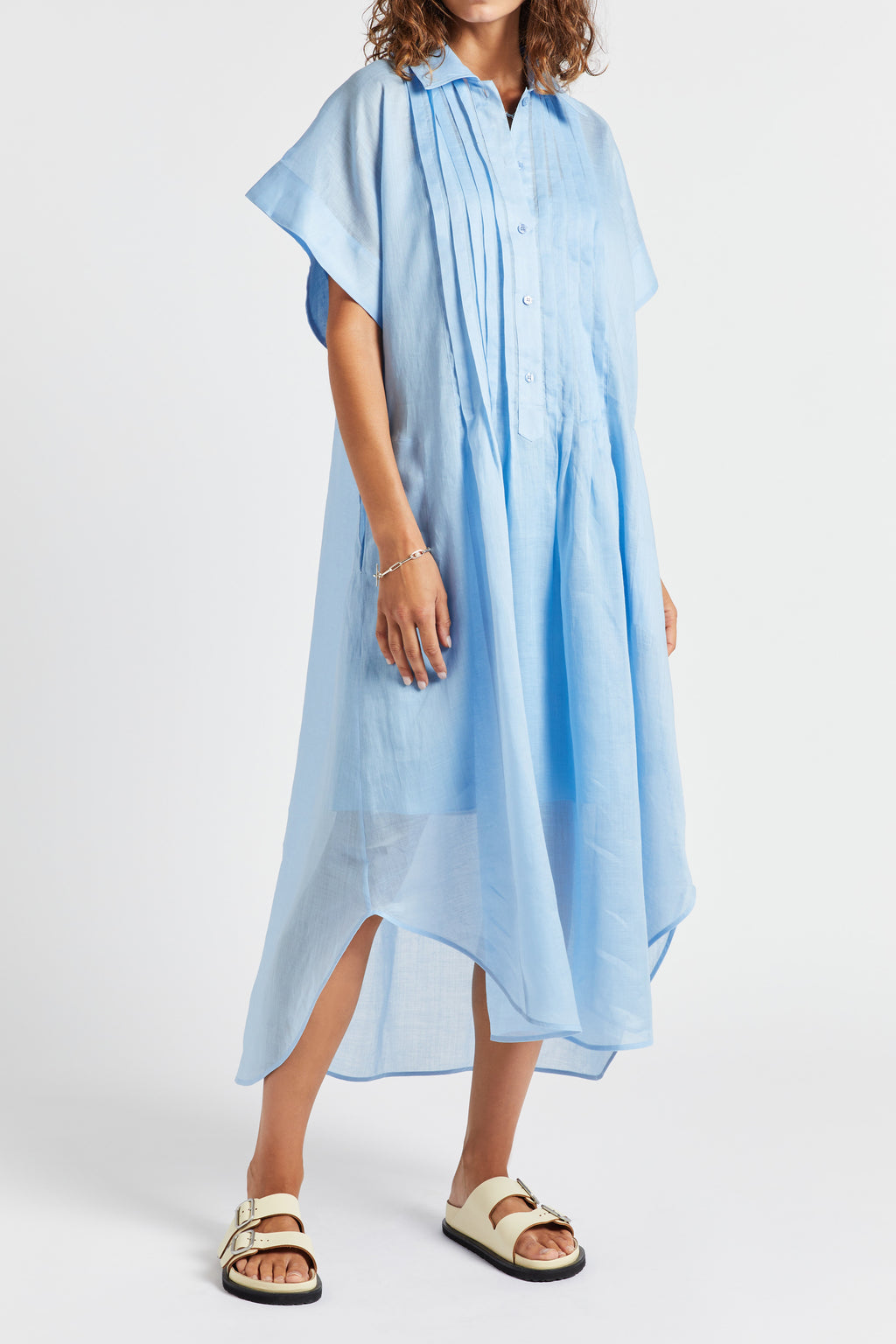 Soma Blue Shirt Dress | Designer Dresses | Lee Mathews