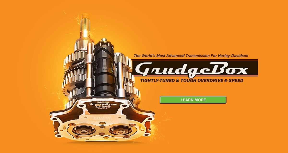 The BAKER GrudgeBox is the Harley-Davidson Cruise Drive Motorcycle Transmission ultimate upgrade