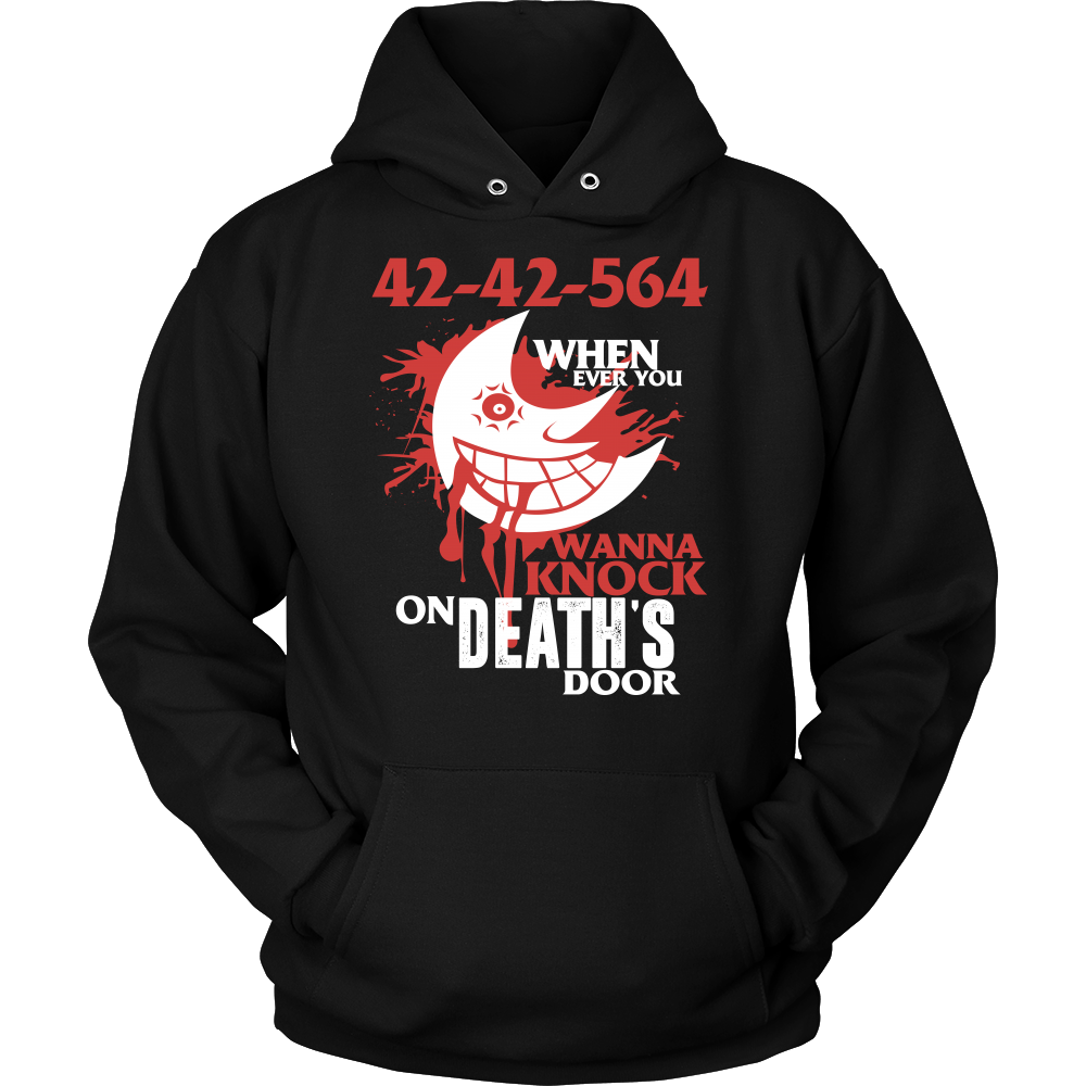 Soul Eater 42 42 564 When Ever You Wanna Knock On Deaths Door Unisex Hoodie Tl01479ho