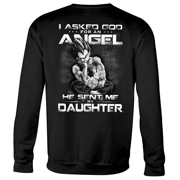 i asked god for an angel t shirt