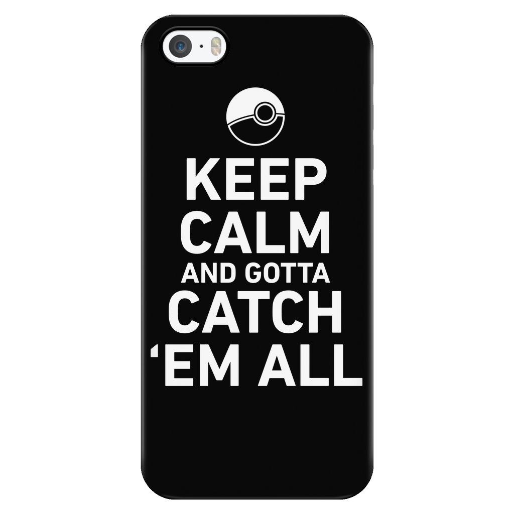 Pokemon Keep Calm And Gotta Catch Em All Iphone Case Tlpc Tc International